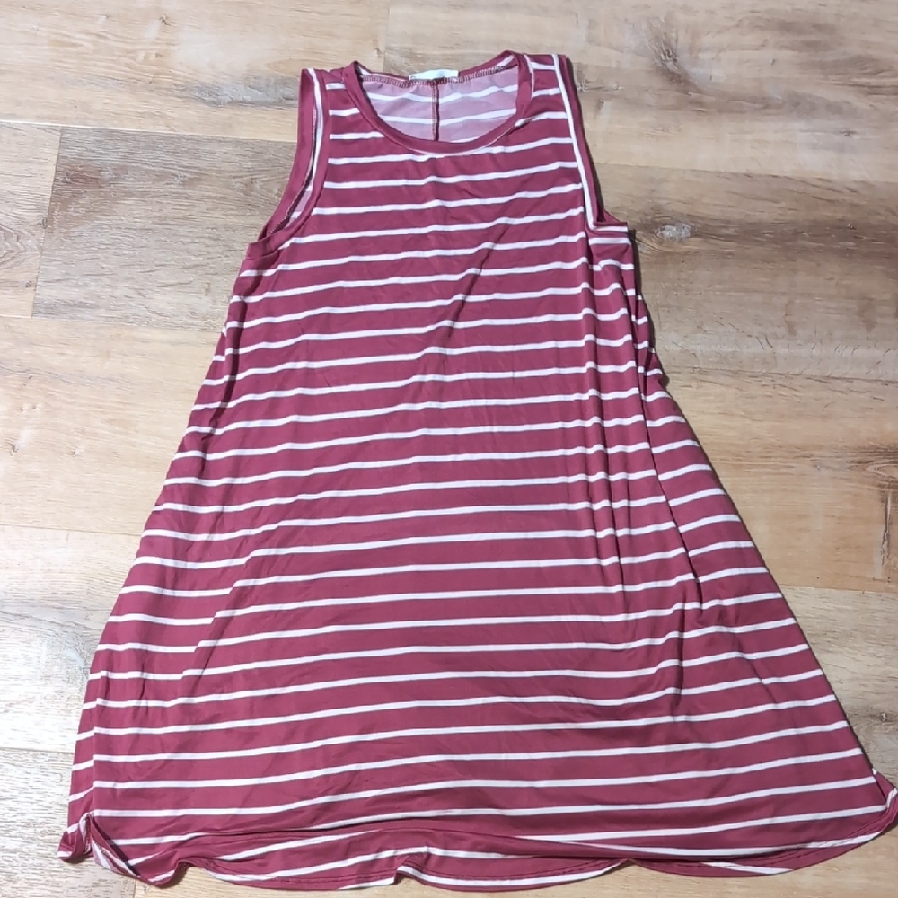 Striped Sleeveless Dress